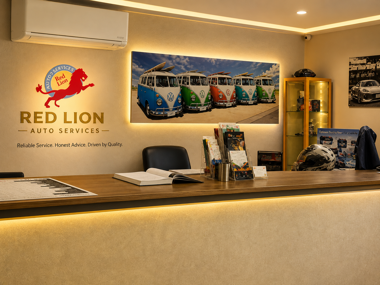 Red Lion Auto & MOT Centre reception