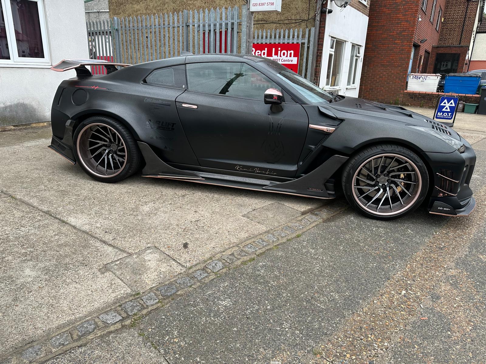 Nissan GT-R at Red Lion MOT Centre