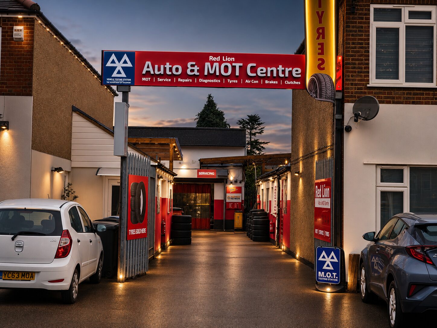 Red Lion Auto & MOT Centre entrance